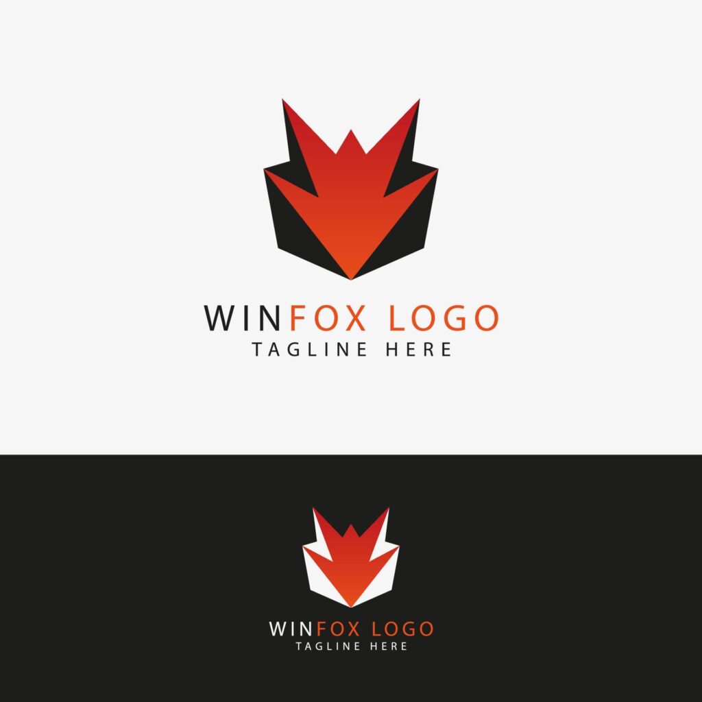 Winfox logo free vector file Stock Free and Free SVG