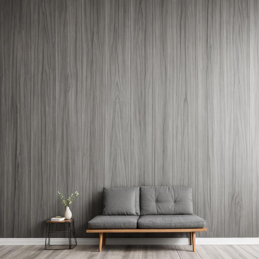 Muro madera gris elegante by @ai_generated