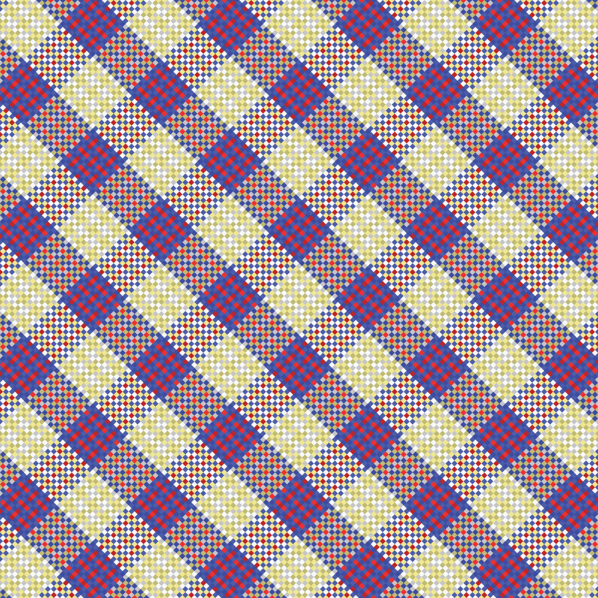 Tartan plaid pattern with texture and summer color. Free Vector