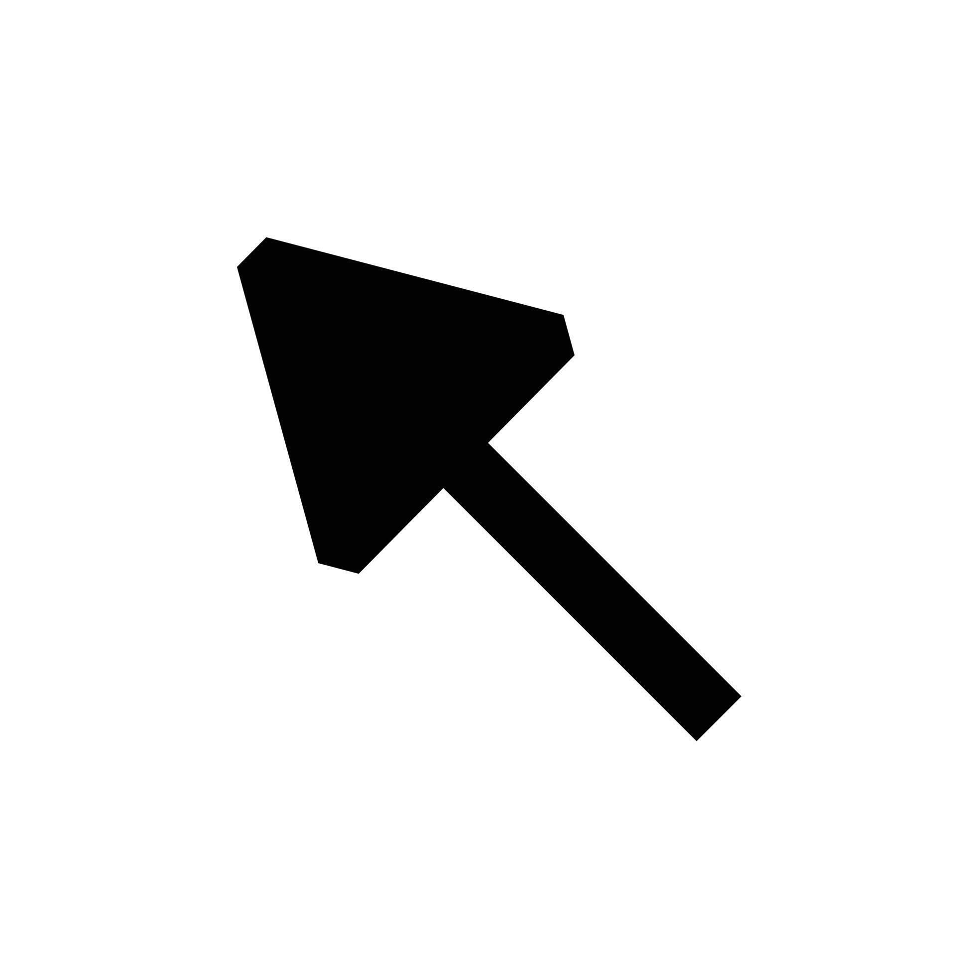 Black arrow icon isolated on white Stock Free