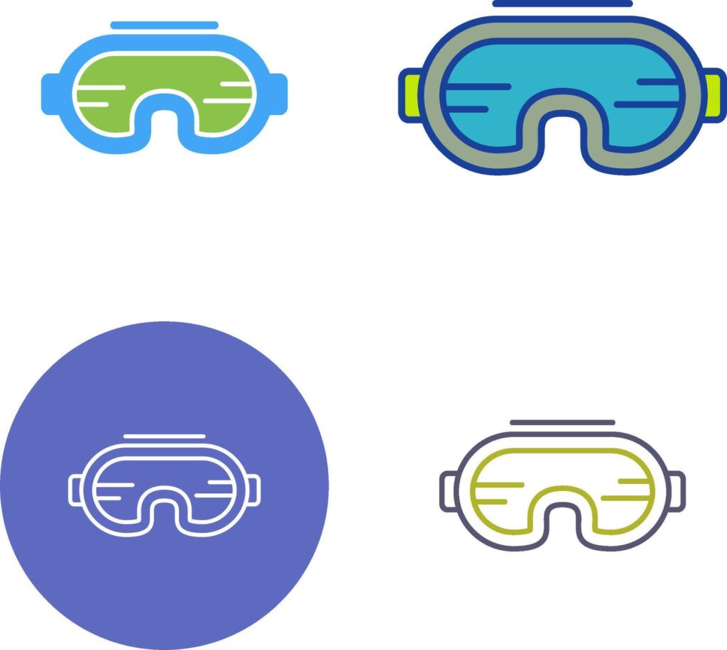 Goggle Icon Design Stock Free