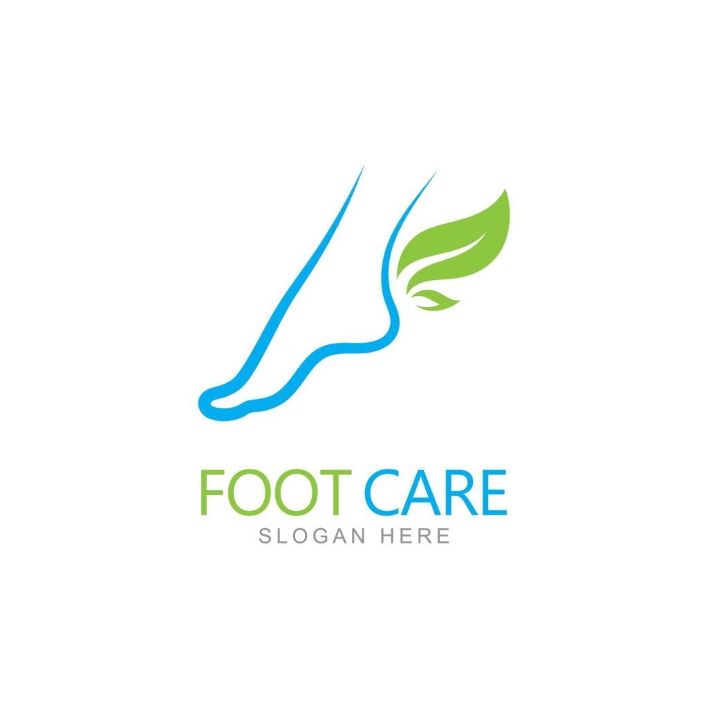 
									Foot care logo design template Stock Free