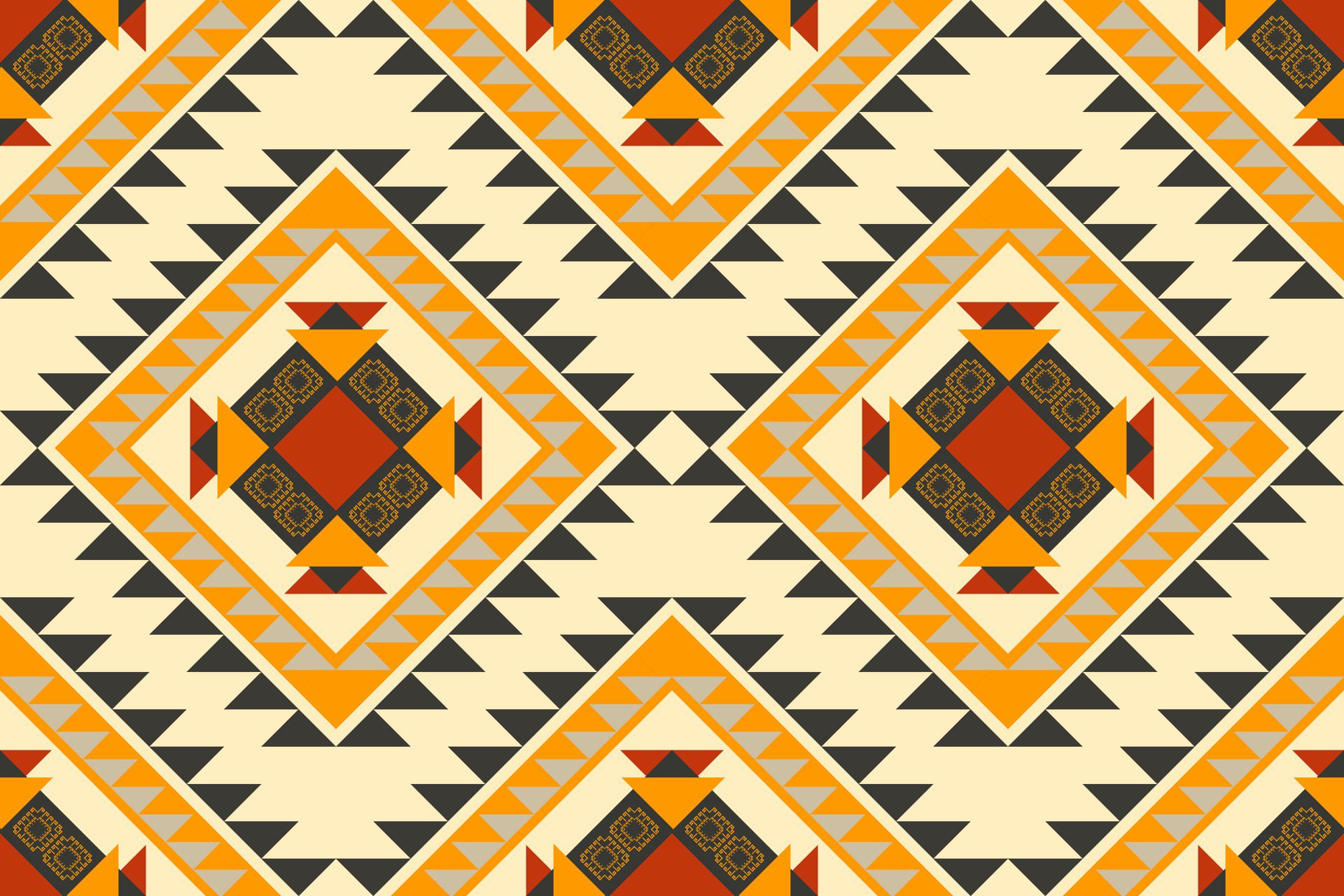 Navajo. Navajo design pattern Can be used in fabric design for clothing, textile, wrapping, background, wallpaper, carpet, embroidery, Aztec style Free Vector