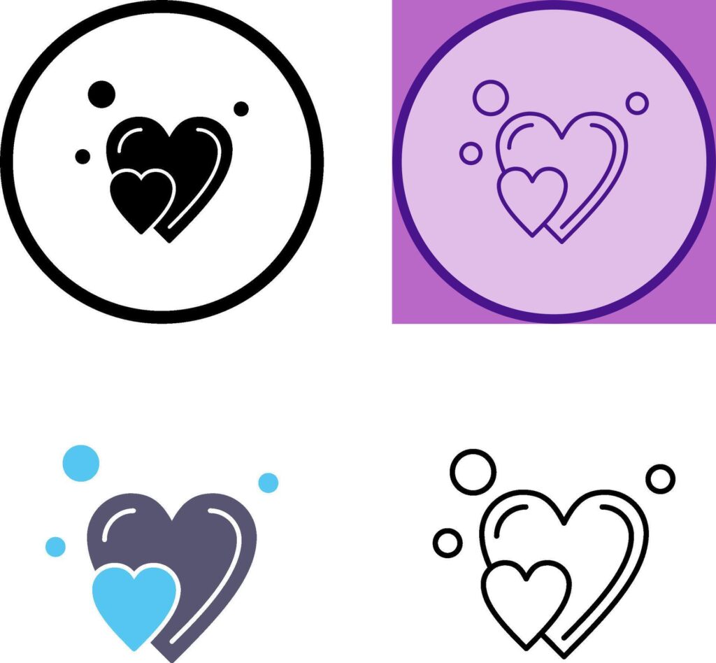 Heart Icon Design Stock Free