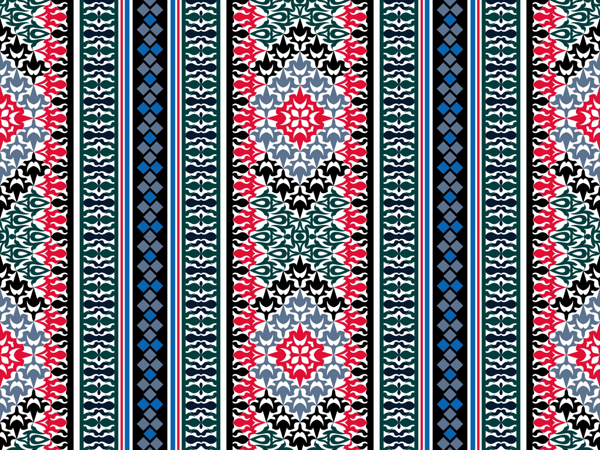 elegant ethnic pattern background Free Vector