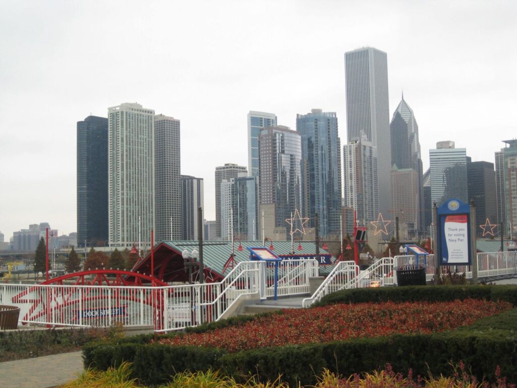 Navy Pier Chicago Stock Free