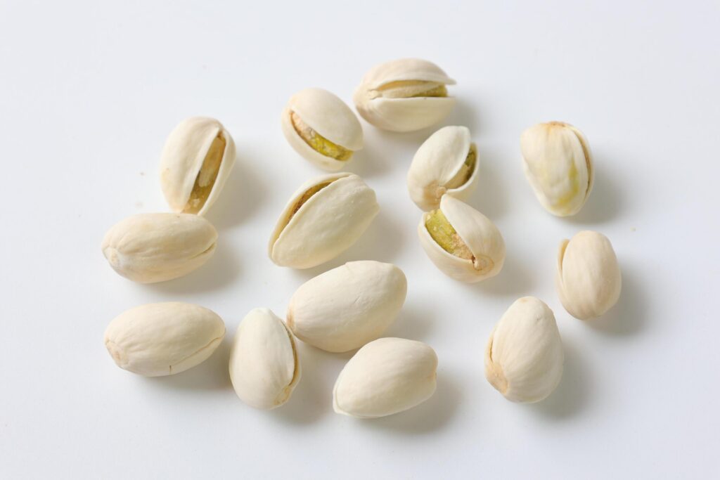 Pistachio nut isolated on white background Stock Free