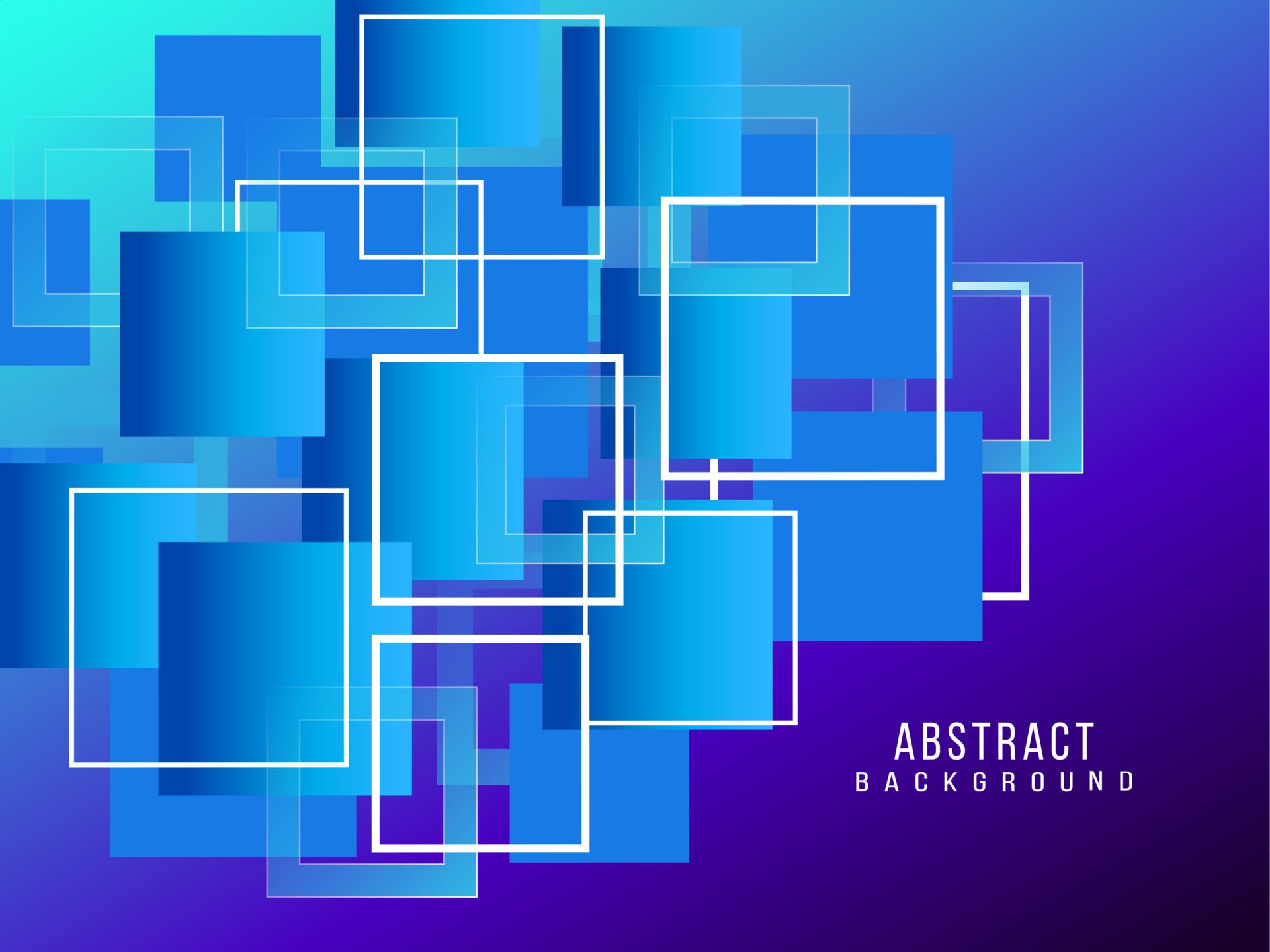 Abstract gradient with lines geometric blue modern shape background pattern Free Vector