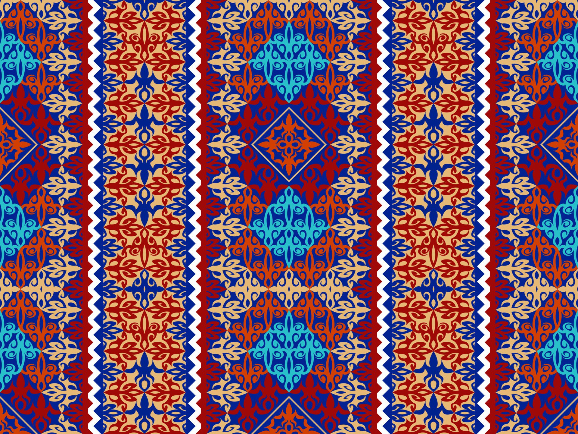 elegant ethnic pattern background Free Vector