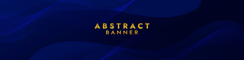 Abstract Blue Fluid Wave Banner Template Free Vector