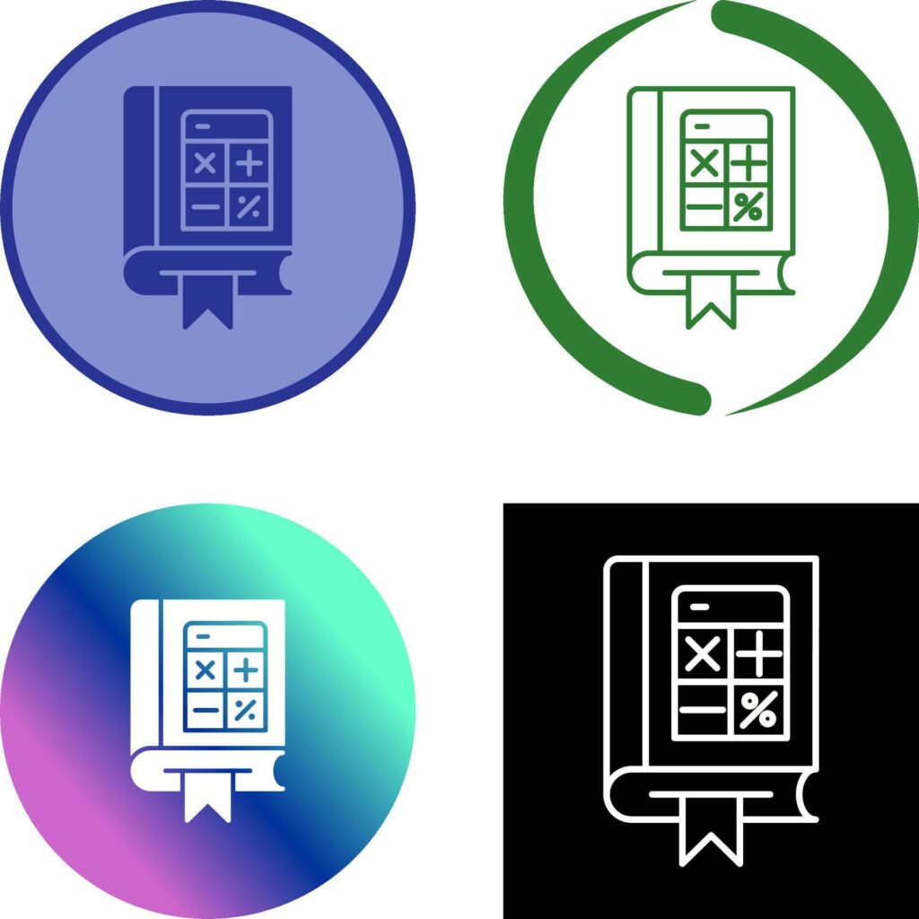 Mathematics Icon Design Stock Free