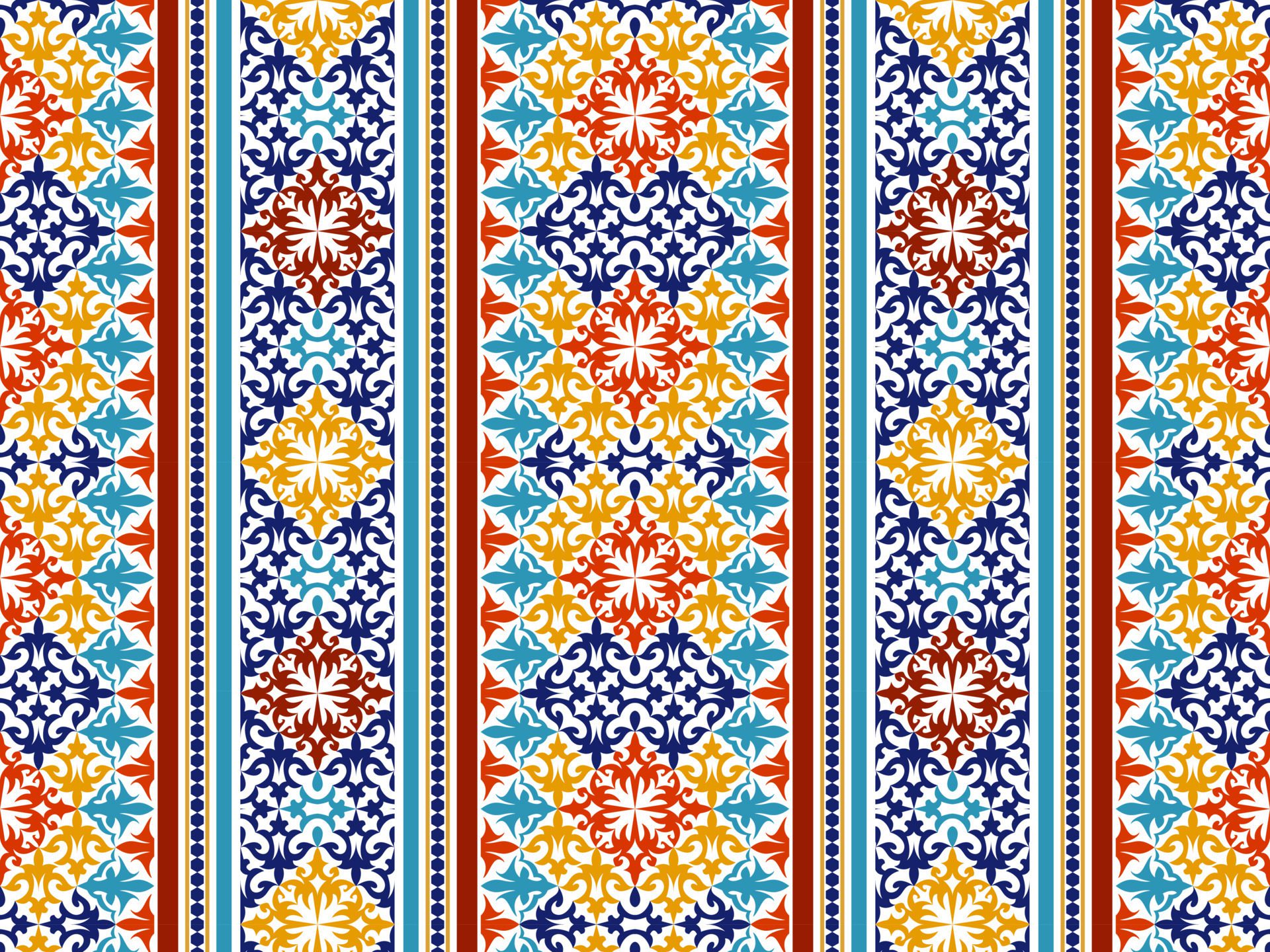 elegant ethnic pattern background Free Vector