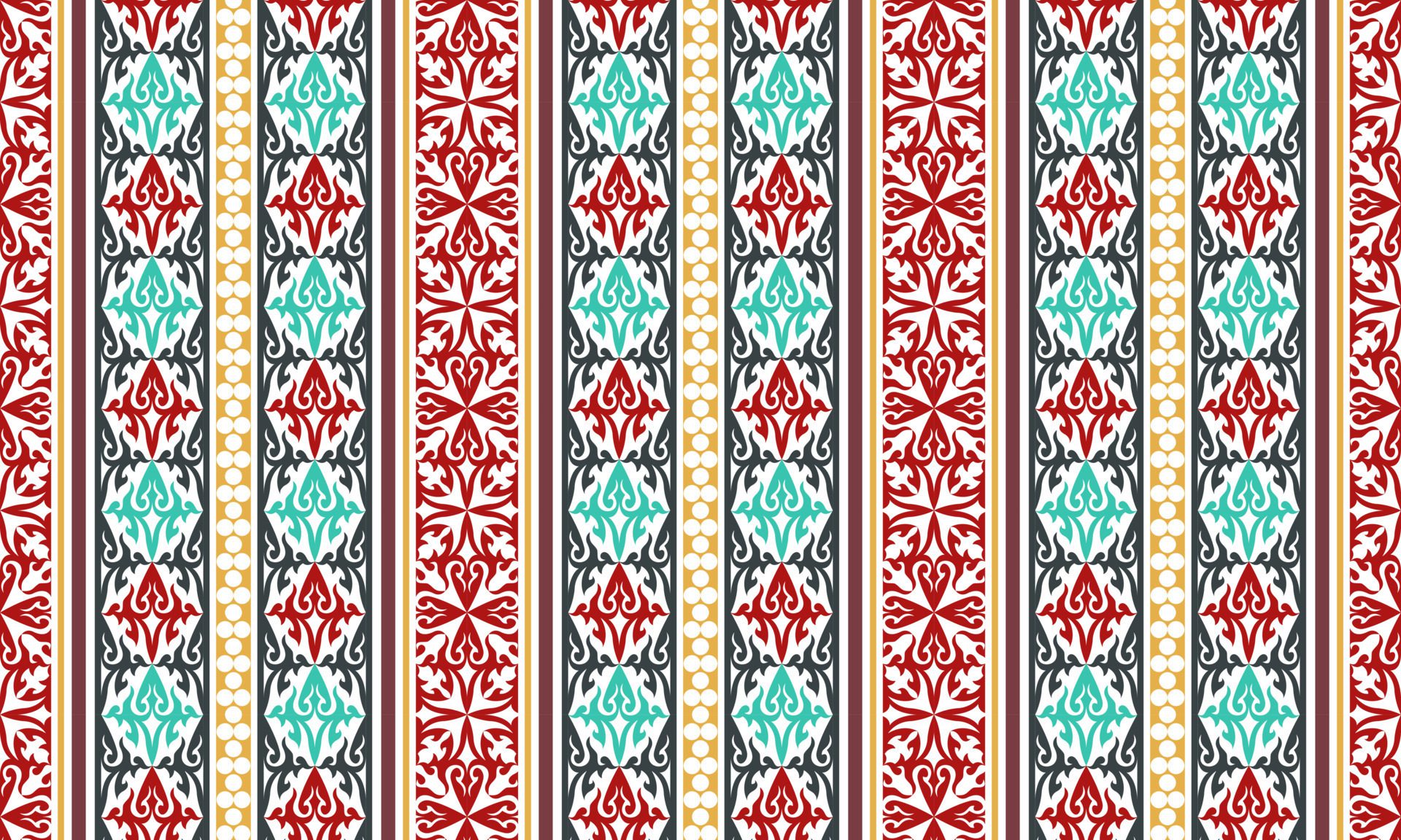 elegant ethnic pattern background Free Vector