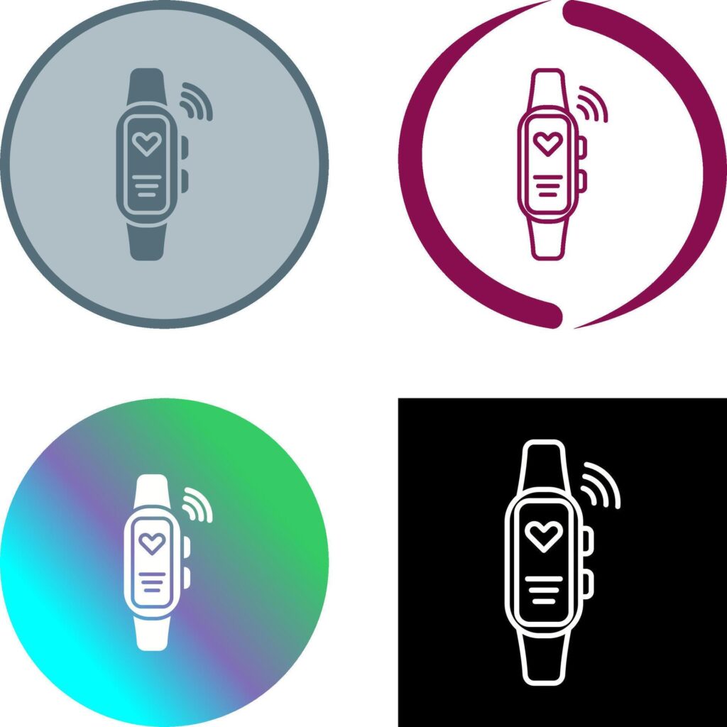 Smart Band Icon Design Stock Free