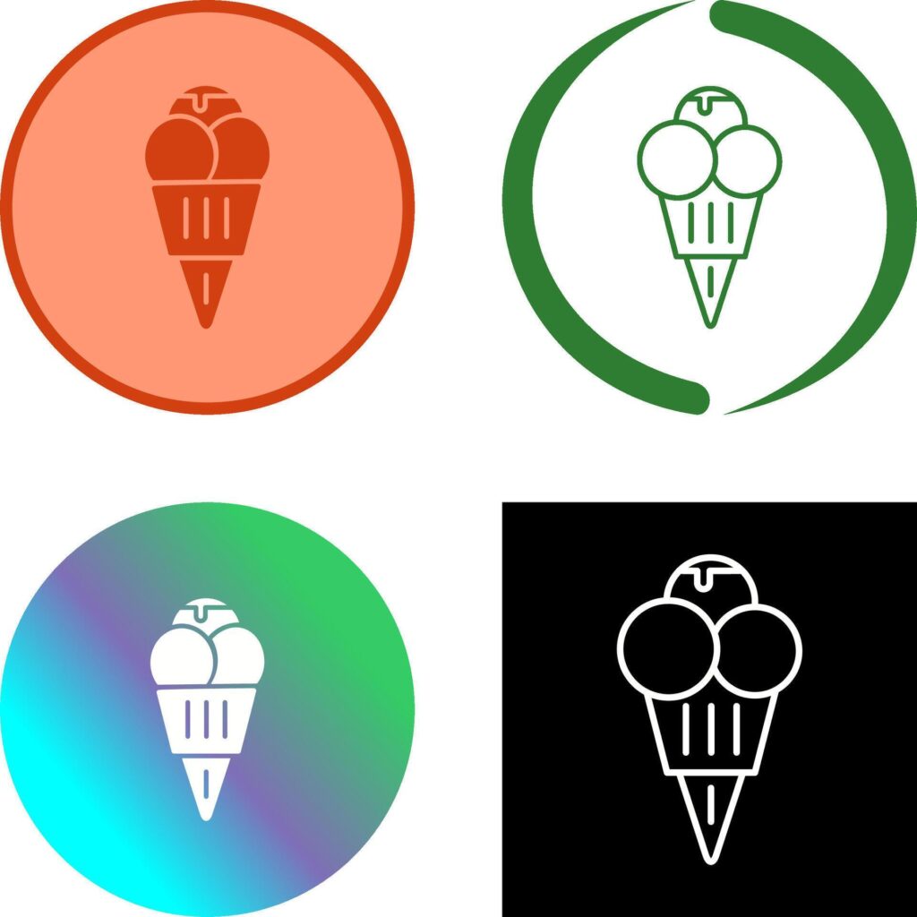 Ice cream Icon Design Stock Free