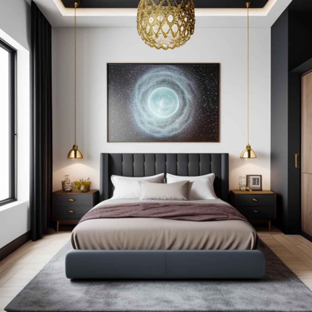 Bedroom for zodiac sign by @ai_generated