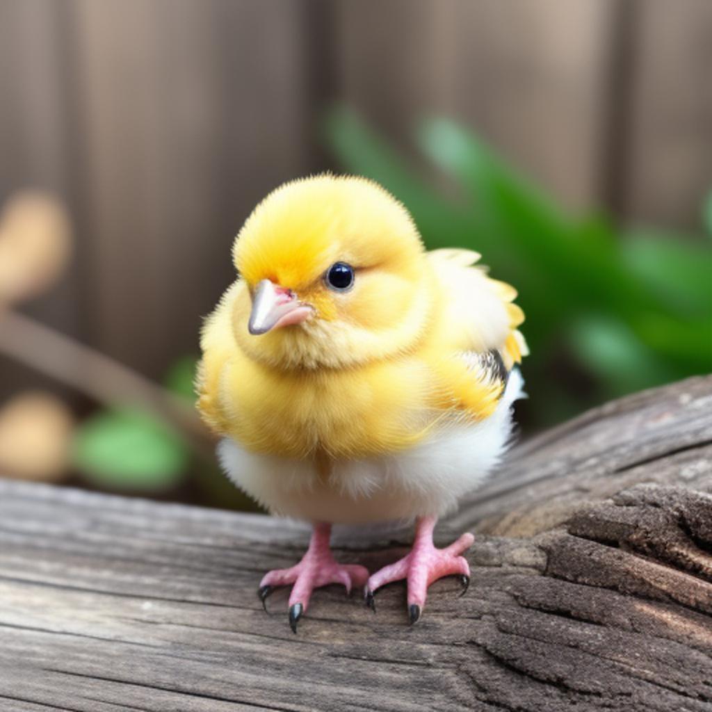 A little chick by by @ai_generated