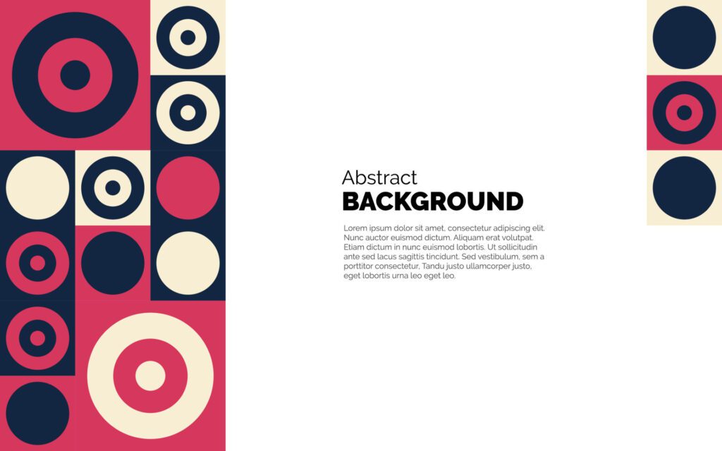 Geometric background with squares Vector illustration Free Vector