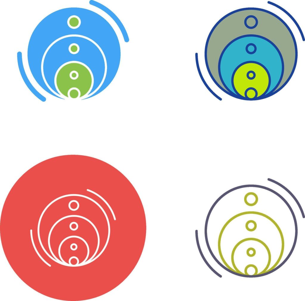 Venn Diagram Icon Design Stock Free