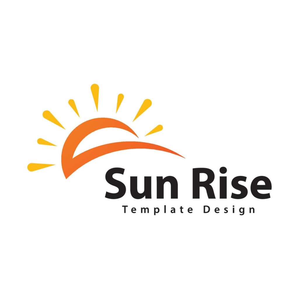 Sun Logo Vector Design Template Stock Free and Free SVG