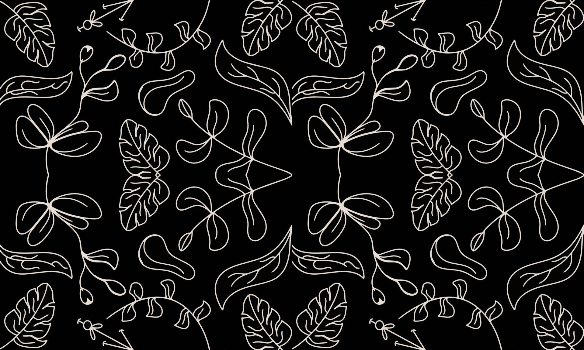 Vector floral pattern.Design for wallpaper, wrapping paper, background, fabric. Seamless vector pattern with ornate flowers. Free Vector and Free SVG