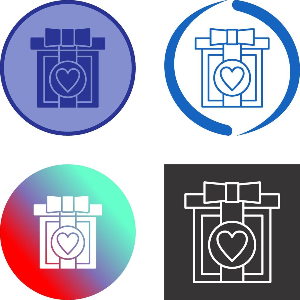 Gift Box Icon Design Stock Free