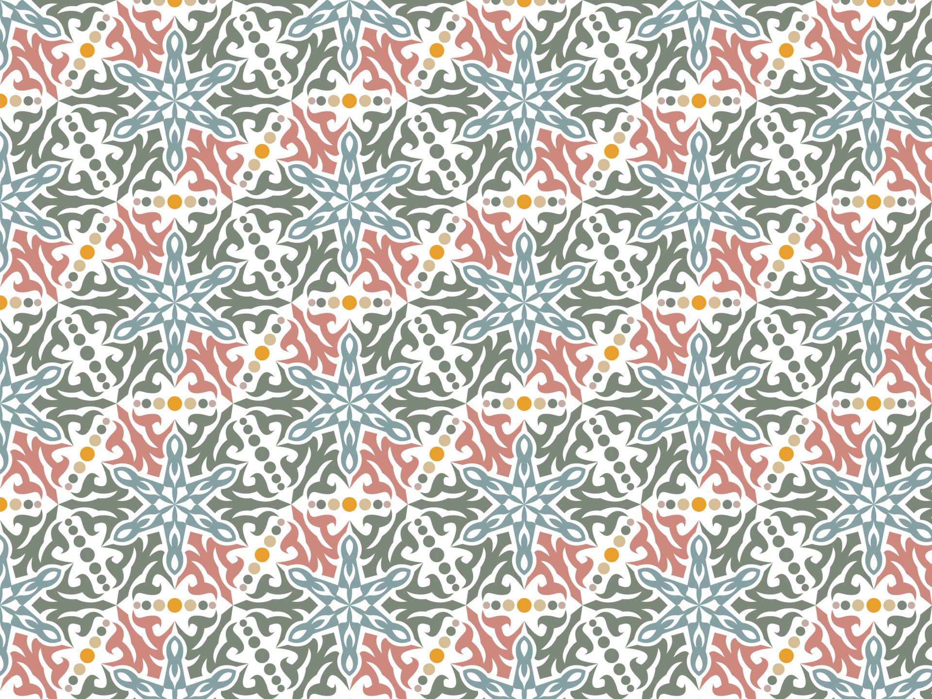 elegant ethnic pattern background Free Vector