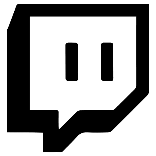 Twitch, streaming, network icon