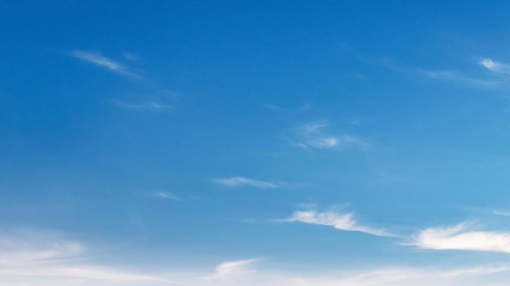 panorama blue sky with white cloud view nature Stock Free