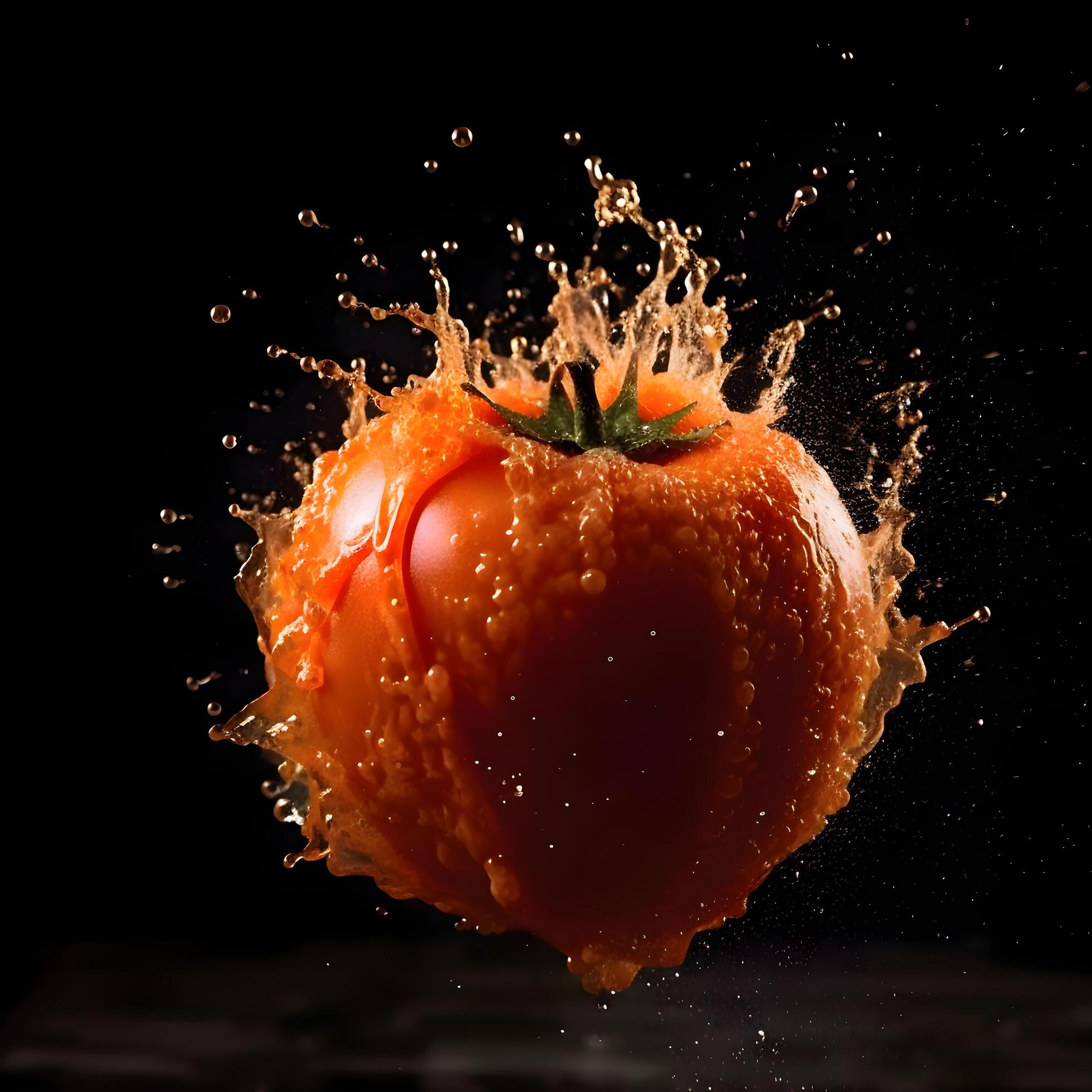 Fresh vegetables with water splash on black background. Healthy food concept., Image Stock Free