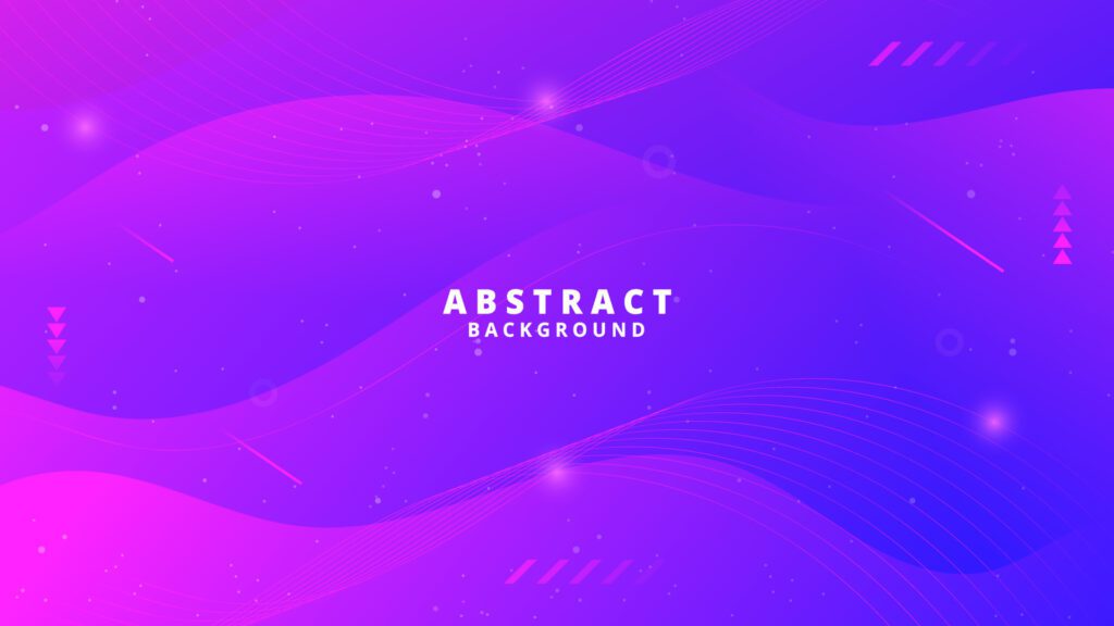 Abstract Violet Fluid Wave Background Free Vector