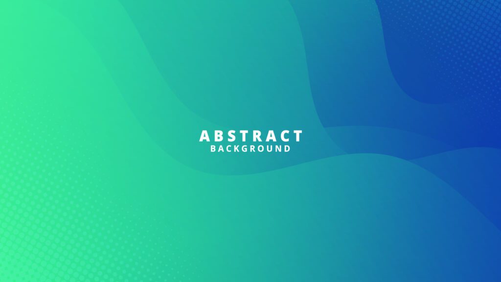 Deskripsi untuk vecteezyAbstract Gradient Green and Blue liquid Wave Background Free Vector