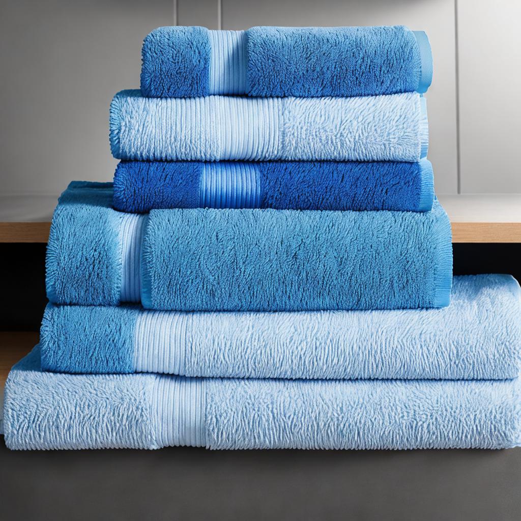 Blue towels by @aigosviral by @ai_generated