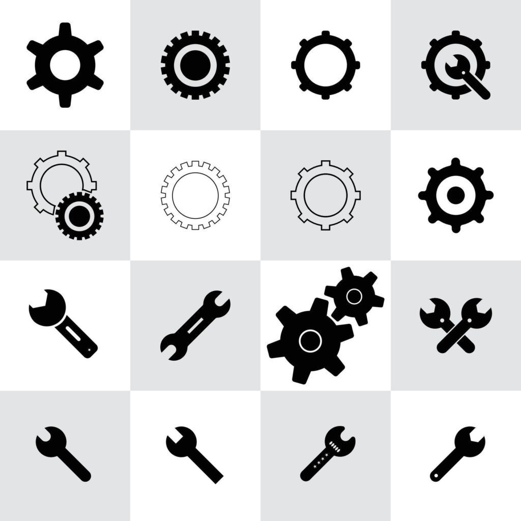 Settings Icon Design Stock Free