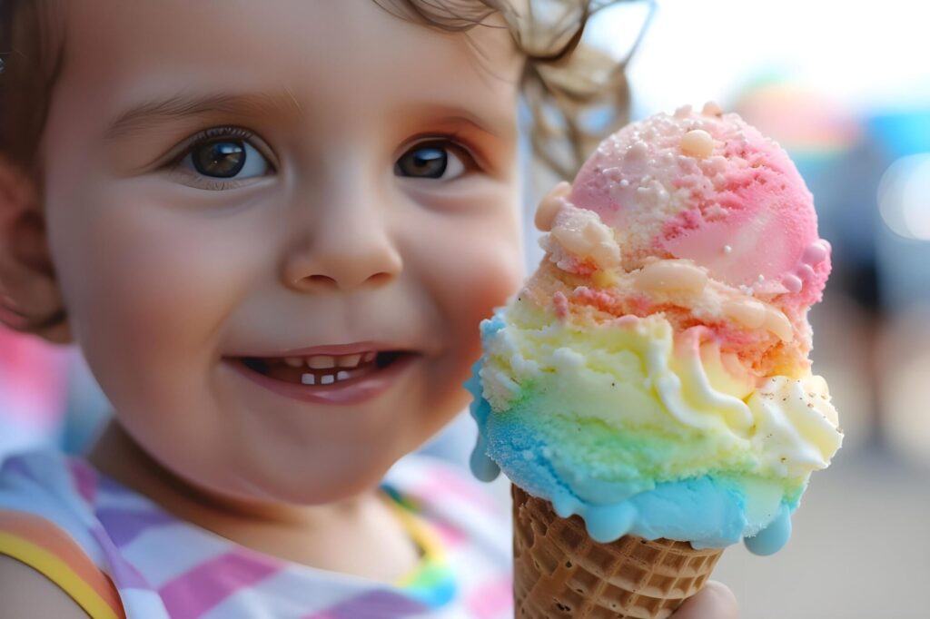 Colorful Cuties Adorable Rainbow Toddler Fashion for Spring Free Photo