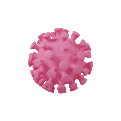 Covid, virus, coronavirus 3D illustration