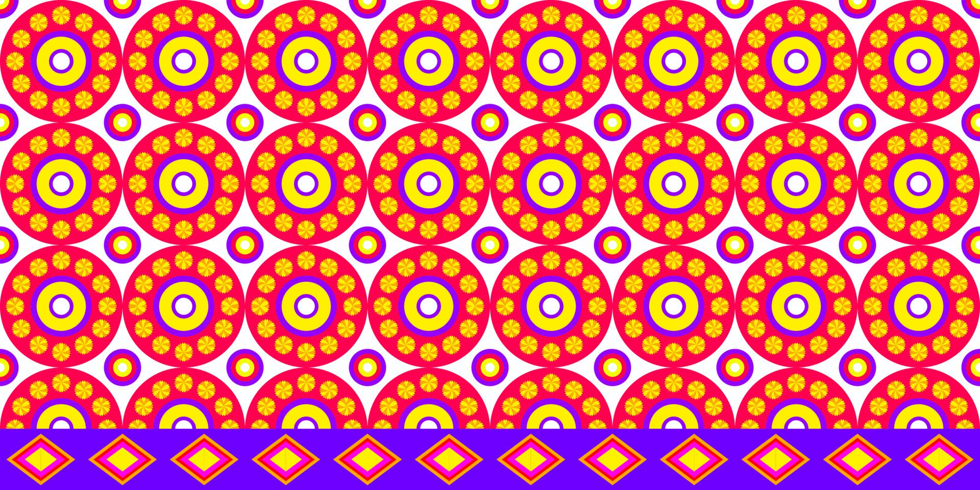 fabric pattern geometric for background rug wallpaper clothing wrap batik fabric embroidery illustration vector beautiful Free Vector and Free SVG