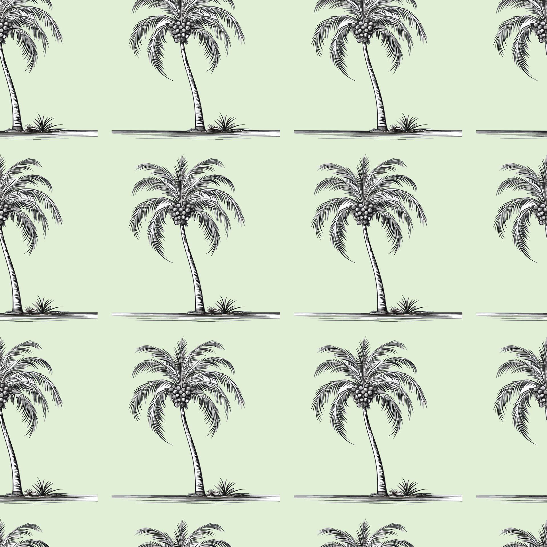 Tropical Adventures Seamless Pattern Design Free Vector