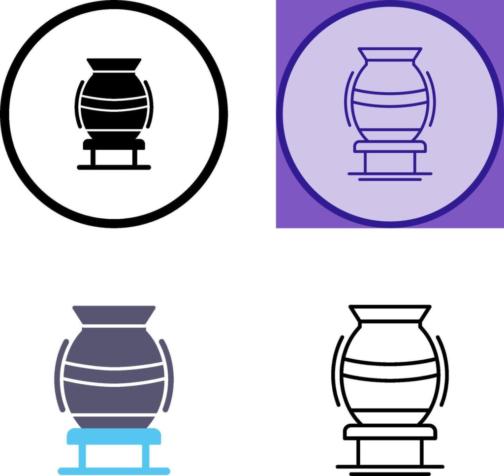 vase Icon Design Stock Free