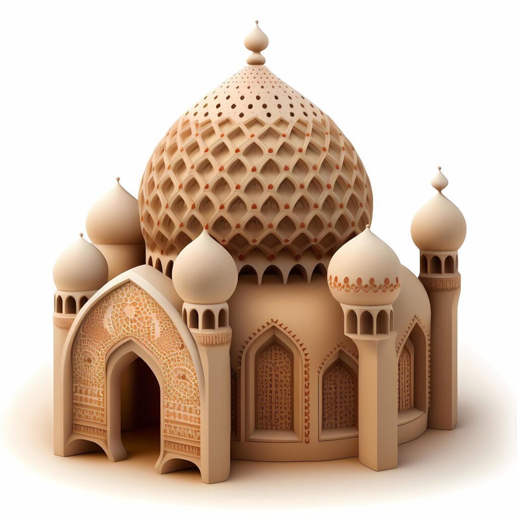 mosque AI Generated Stock Free