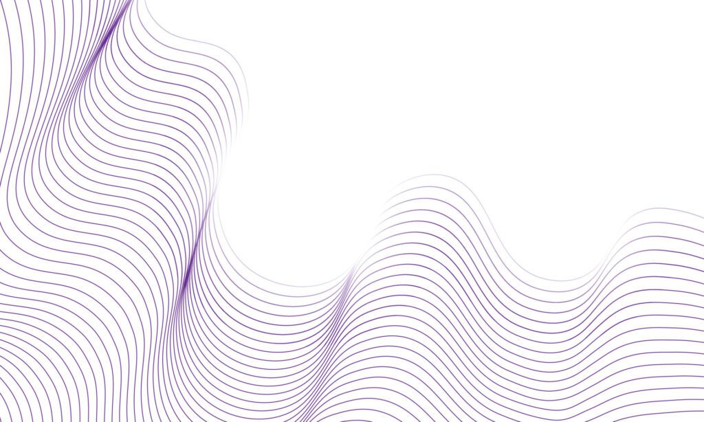 Abstract simple purple wavy lines. Free Vector