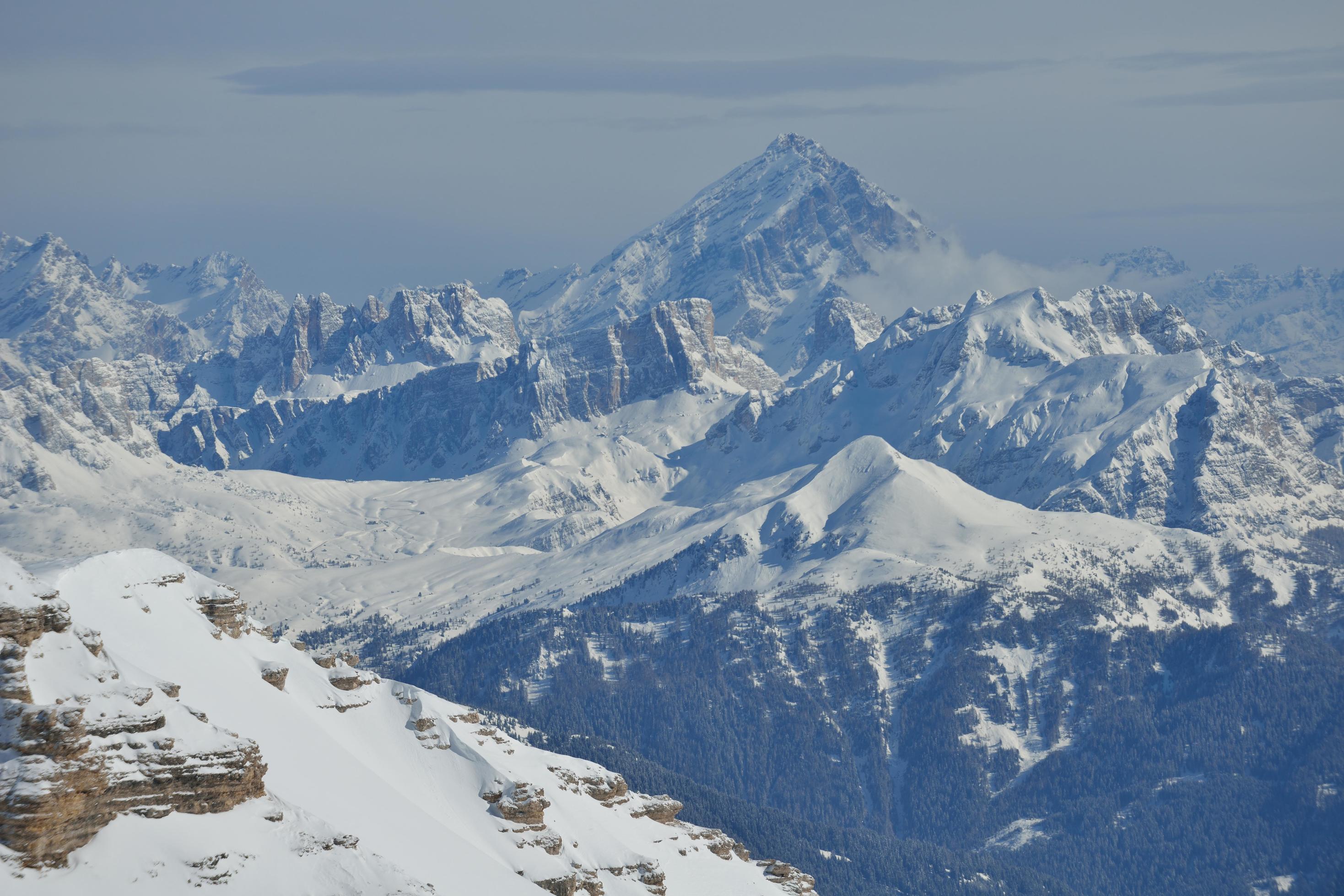 mountain winter nature Stock Free