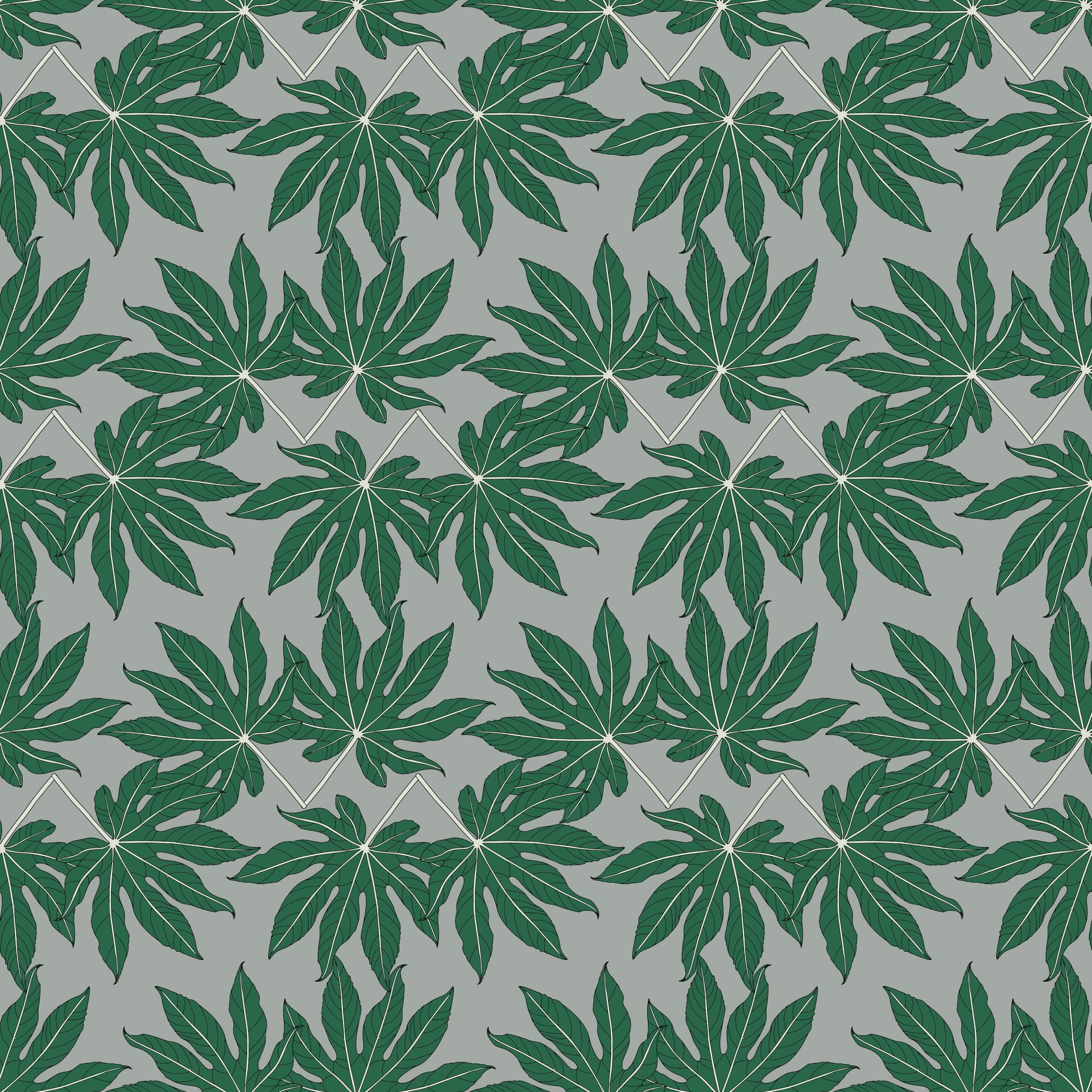 Tropically Scene Seamless Pattern Design Free Vector