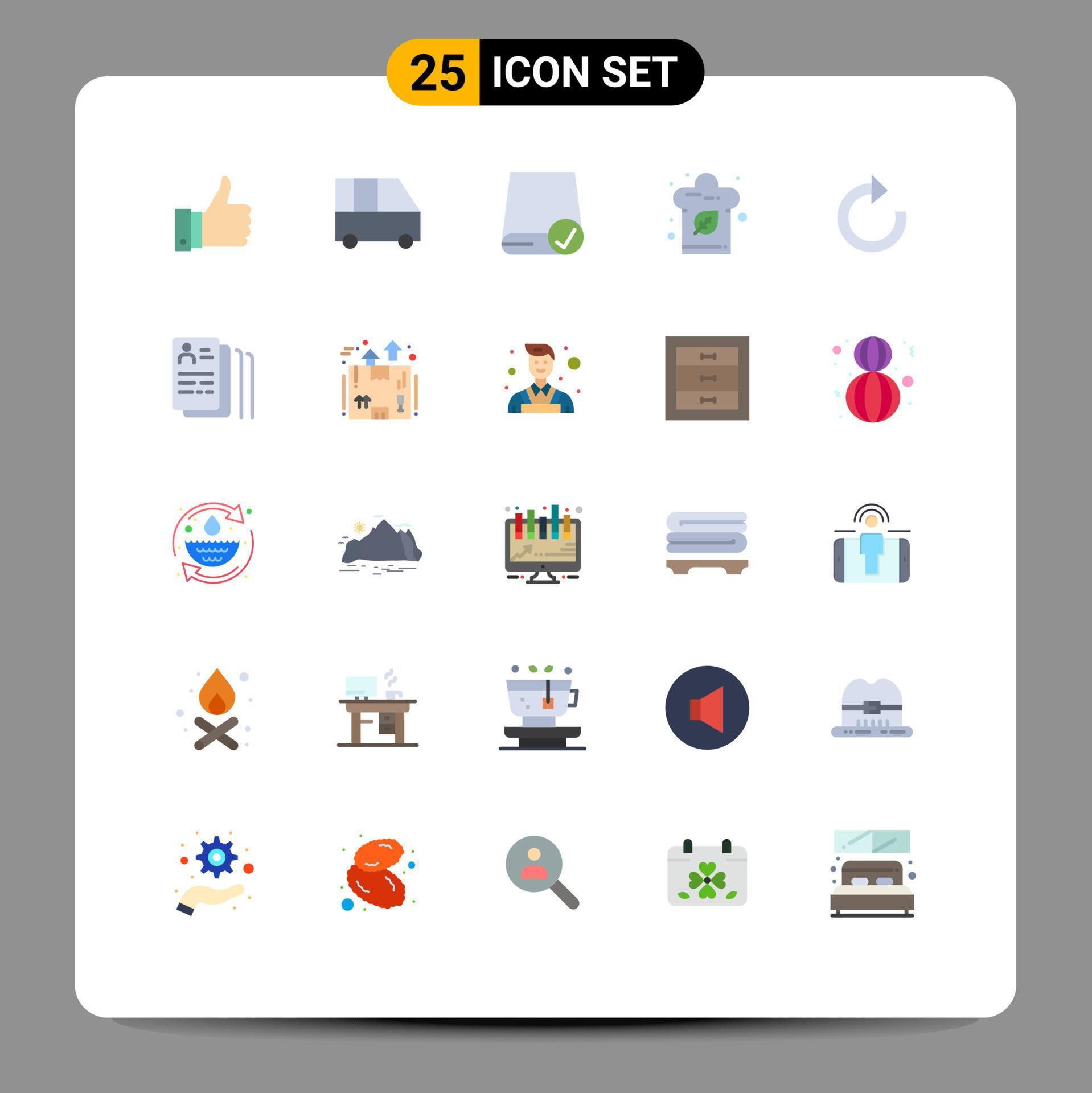 25 Creative Icons Modern Signs and Symbols of arrow hat computers food gadget Editable Vector Design Elements Stock Free