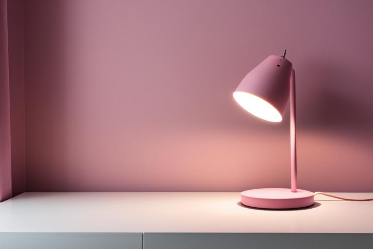 Modern, minimal lamp with by @ai_generated