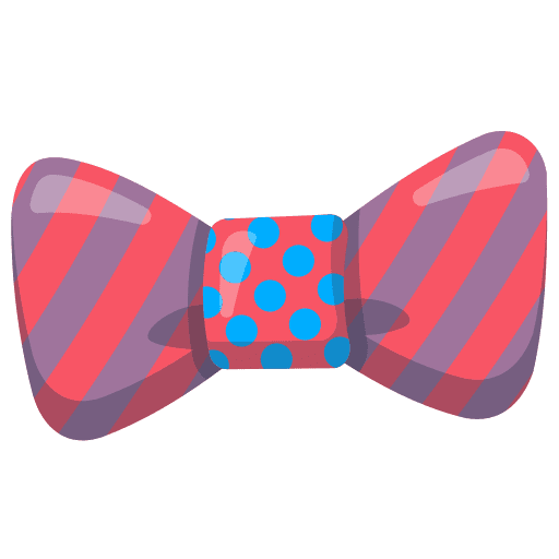 Bow, girl, hat sticker