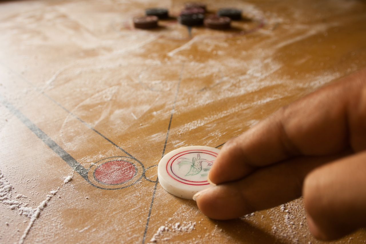 Carrom Shot Closeup Stock Free