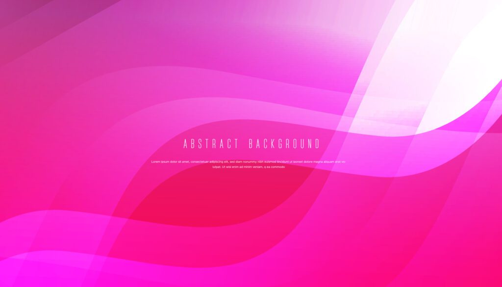 abstract wave background with soft pink color template Free Vector