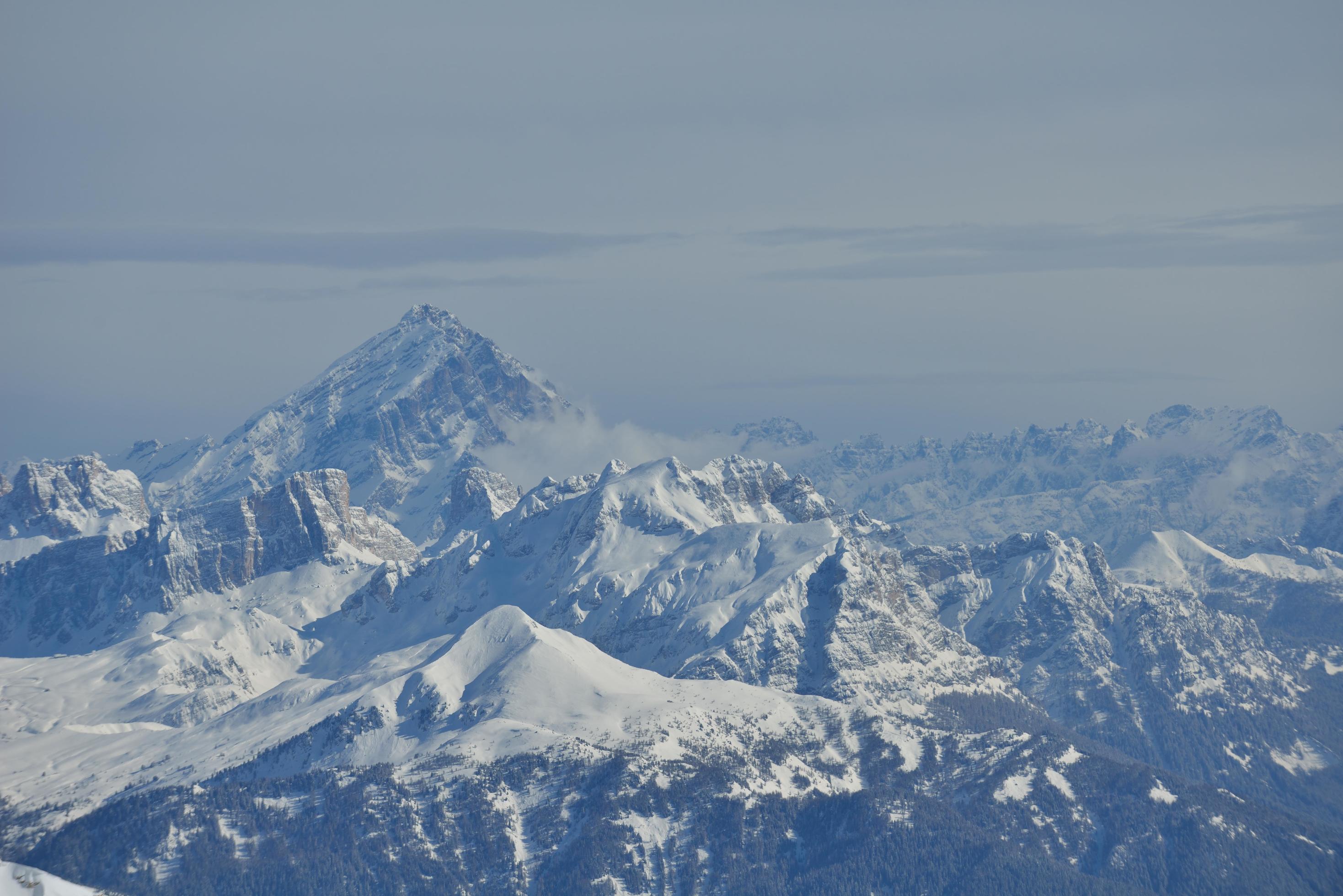 mountain winter nature Stock Free