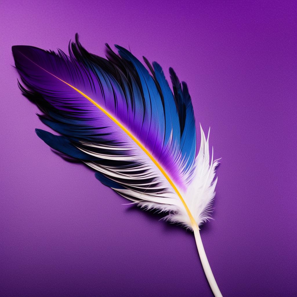 Una pluma con fondo by @ai_generated